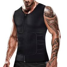 Men's Waist Trainer with One Belt Black