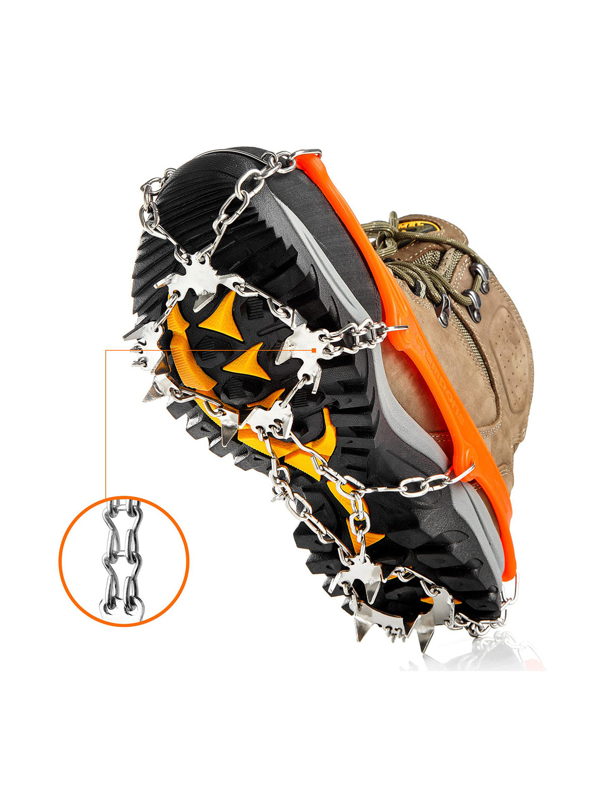 Crampons Ice Cleats Traction Snow Grips for Boots Shoes