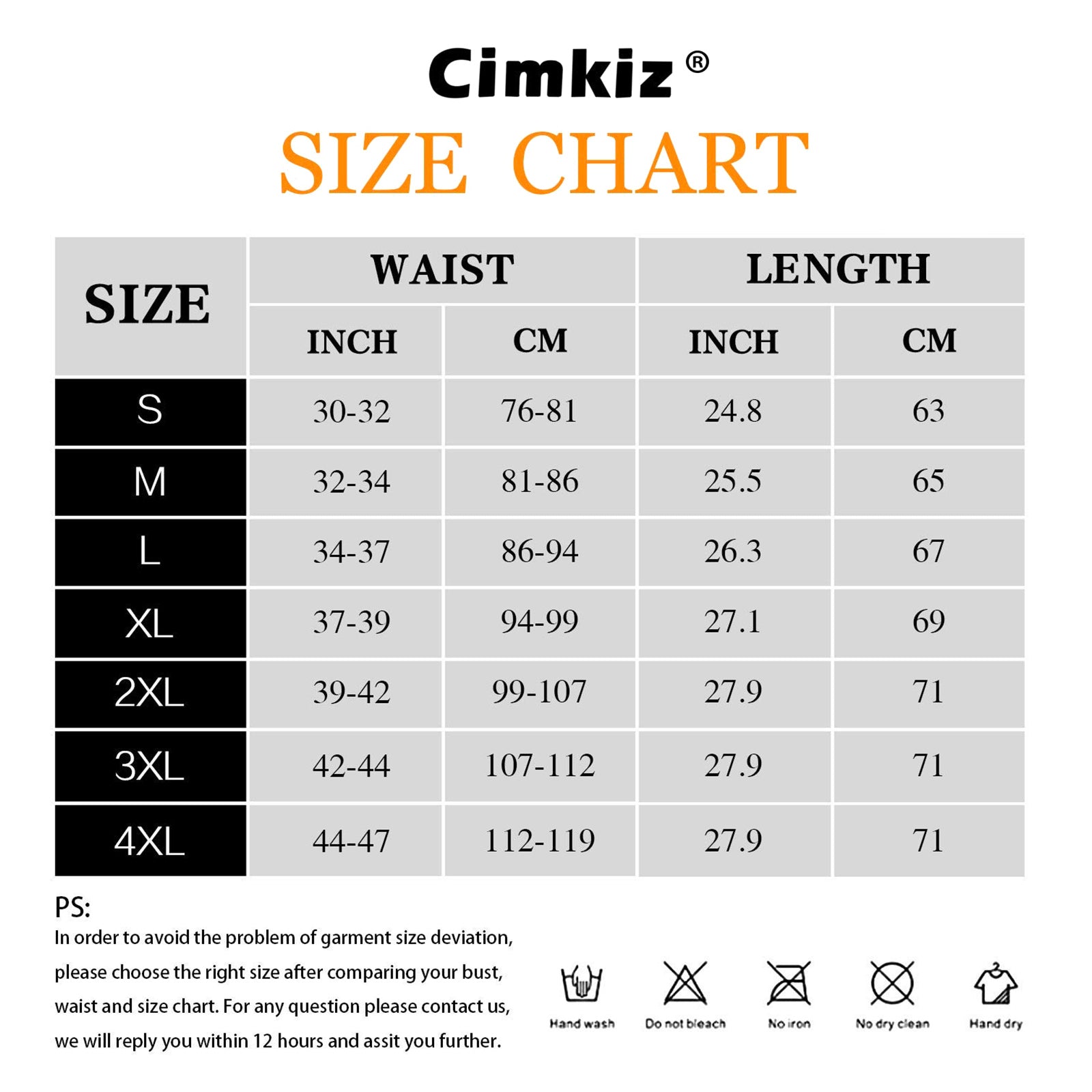 Men's Waist Trainer with One Belt Black